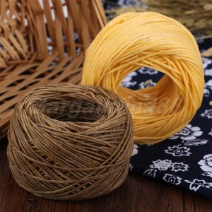 DIY Crafts Cotton Wax Coating Core Hemp Wicks Oil Lamps Candle Making Tool 200ft - Picture 1 of 14