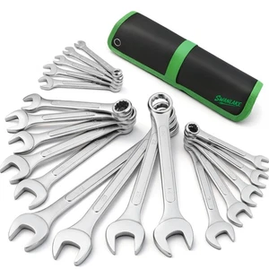 19-teiliges metrisches Kombi-Schraubenschlüssel-Set, 6-24 mm Standard-Schraubenschlüssel-Set, M... - Bild 1 von 9