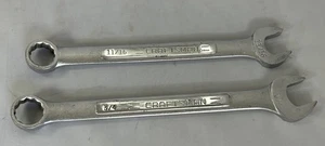 Craftsman 11/16in. 3/4in. Combination Wrench Vintage VV 44698 44701 Made in USA - Picture 1 of 9