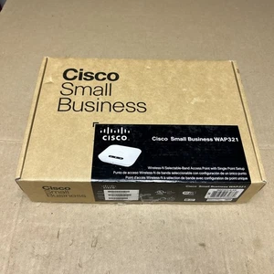 Cisco WAP321-A SMALL BUSINESS WIRELESS ACCESS POINT BAND WIFI (No AC Cord) - Picture 1 of 11