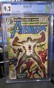 The Avengers #176 CGC 9.2 - Moondragon Alter Quicksilver's Mind, Saga di Korvak!  - Foto 1 di 3