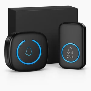 Campanello Wireless Senza Fili 300M 60 Suonerie Porta Casa Intelligente LED - Foto 1 di 14