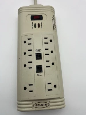 Protector contra sobretensiones Belkin F5C695 SurgeMaster II Power Strip 8 salidas Foto 1 de 3