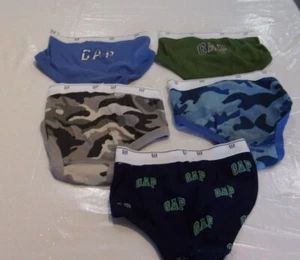 NEW 5 PAIR Boys Size XS * GAP * Brief Underwear X-Small - Picture 1 of 5
