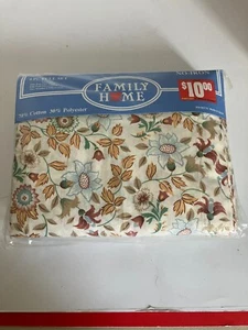 Vintage New in Package FULL Size 4 Piece Cotton Poly Blend No Iron Family Home - Picture 1 of 4