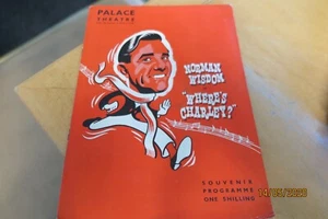 PROGRAMA DE TEATRO RARO - NORMAN WISD en ¿DÓNDE ESTÁ CHARLEY? - TEATRO PALACIO 1958 - Imagen 1 de 2