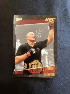 2010 Topps UFC Series 4 Gold Georges St-Pierre #100 V20 - Picture 1 of 2