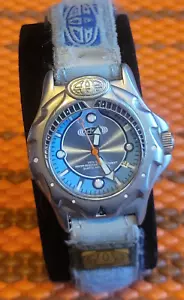 Orologio Vintage Animal 'Divers WS027' Blu Retrò Unisex Cinturino Surf RARO Y2K NUOVO - Foto 1 di 15