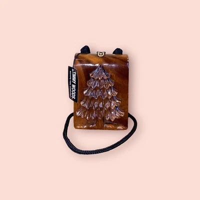 TIMMY WOODS Beverly Hills Vintage NWT Tree Luxury Clutch Shoulder Purse Rare Bag - Image 1 of 4
