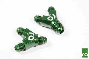 Y-Adapter 6AN 6AN 8AN Block Fittings Radium Engineering - Picture 1 of 2
