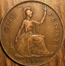 1946 UK GB GREAT BRITAIN ONE PENNY