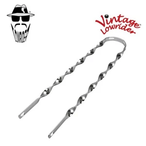 Vintage Lowrider 26" Replacement Flat Twisted Bicycle Chrome Fender Brace. - Picture 1 of 1