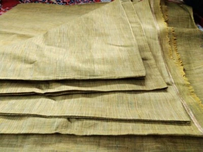 Muslin Febric 100℅ Cotton Unbleach 5 Metre Febric Olive Green thread Count 200 - Image 1 of 2