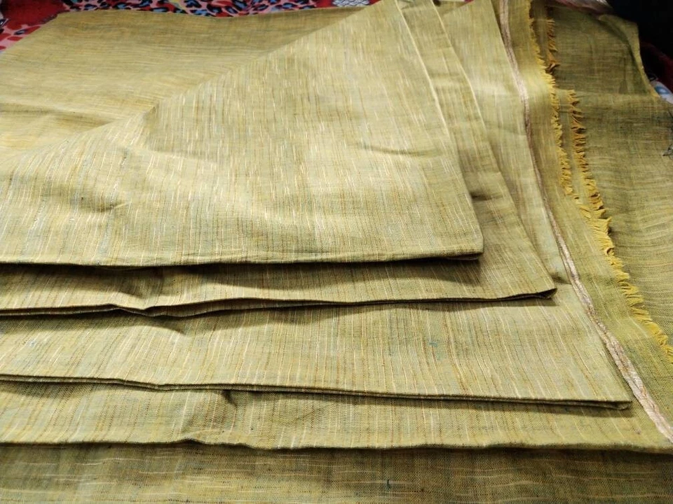 Muslin Febric 100℅ Cotton Unbleach 5 Metre Febric Olive Green thread Count 200 - Image 1 of 2