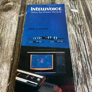 INTELLIVISION INTELLIVOICE RARE GAMES CATALOG - VINTAGE 1982 GAMES BOOKLET - Picture 1 of 5