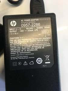 Adaptateur secteur HP 0957-2286 30V 333mA pour imprimantes HP Deskjet REF143 - Photo 1/6