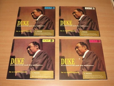 Duke Ellington 4 X Promo 7 " Single - IN A Mellotone /1956 German Press IN Mint - Image 1 of 4