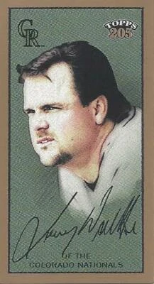 2003 Topps T205 Brooklyn Larry Walker 72 Rockies  - Image 1 of 2