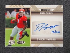 2020 Sage Hit Bronze Autograph Football Card D'Andre Swift RC #A4 /200 (DS)