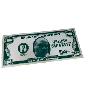 Pegatina Promocional Fat Joe Jealous One's Envy 1995 Relatividad EE. UU. 9,5 cm x 23 cm - Imagen 1 de 2