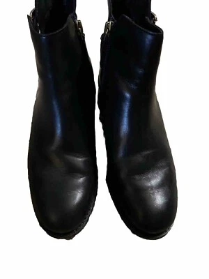 Botines para mujer Cole Haan de cuero negro -, EE. UU. 6,5 Foto 1 de 4