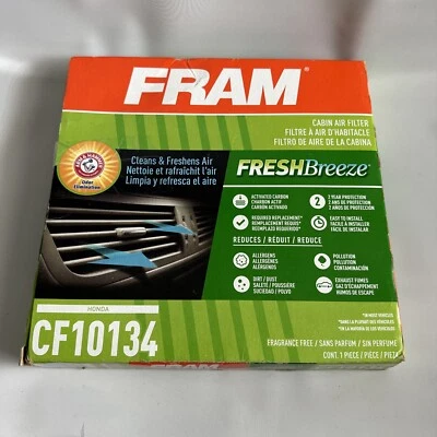 Filtro de aire de cabina Fresh Breeze para Honda ACCORD CIVIC CRV Acura MDX CF10134  Foto 1 de 4