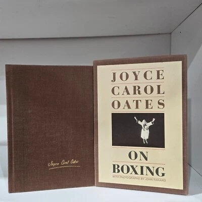 JOYCE CAROL OATES ON BOXING 237/250 SIGNED IN SLIPCASE 1987 LIKE NEW - Image 1 of 4