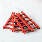 12 Miniatur Holz Stufenleiter Set für Puppenhaus & Fee Gartendekoration