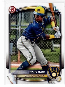 Jesus Made Milwaukee Brewers 2025 Bowman 1st Bowman ***** - Imagen 1 de 2