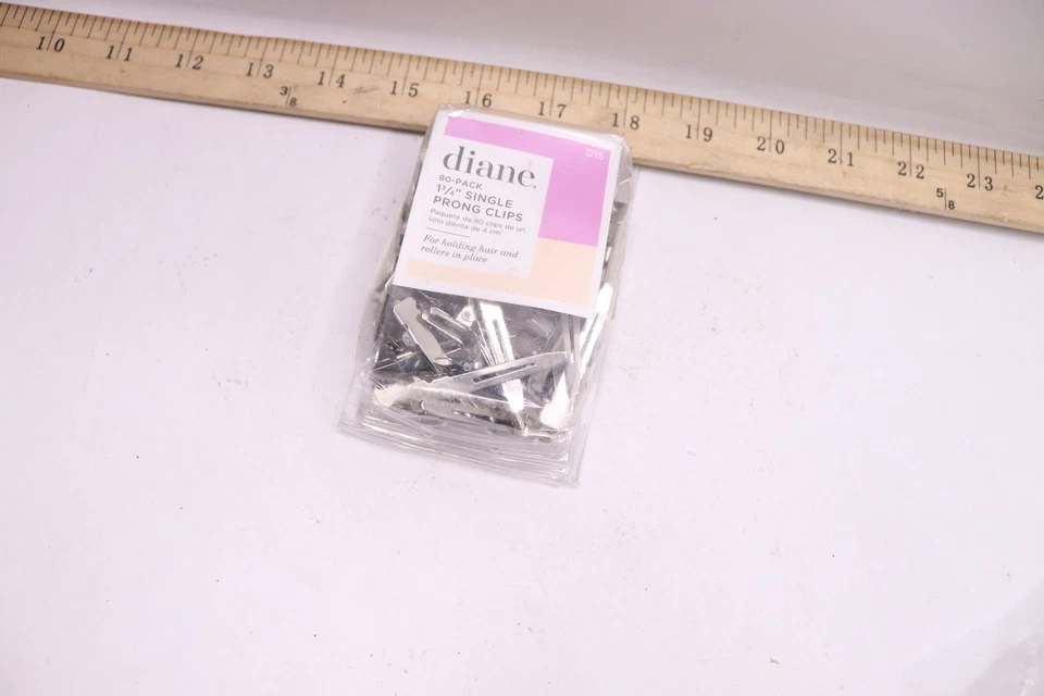 (80-Pk) Clips de una sola punta Diane 1-3/4" D15 Foto 1 de 3