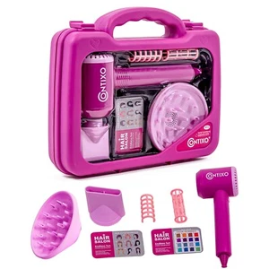 Juego de peluquería de juguete Contixo PT3 - Kit de secador de pelo y accesorios para jugar simulados - Imagen 1 de 6