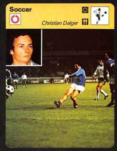 1977 Sportscaster #4724 Christian Dalger Series 47 Soccer Futbol NM/NM+  D82716