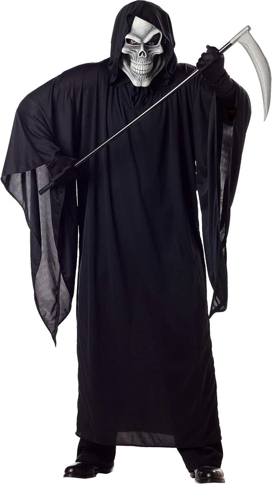California Costumes 133058 Grim Reaper Adult Plus Costume - Black