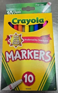 Crayola 10ct Classic Fine Line Markers - Picture 1 of 7
