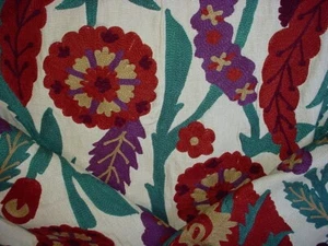 8-3/4Y Lee Jofa 2010127 Termez Crewel Upholstery Drapery Fabric - Picture 1 of 4