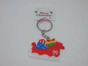 SCHLÜSSELANHÄNGER SCHLITTEN/SCHLITTEN WEIHNACHTSMANN/KETTE/ANHÄNGER - Bild 1 von 1