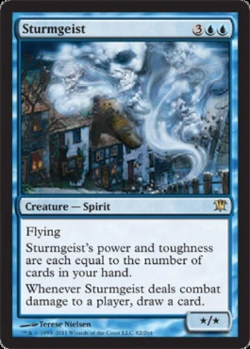 Sturmgeist - Foil ~ Moderately Played Innistrad MTG Magic UltimateMTG Blue Card - Image 1 of 1
