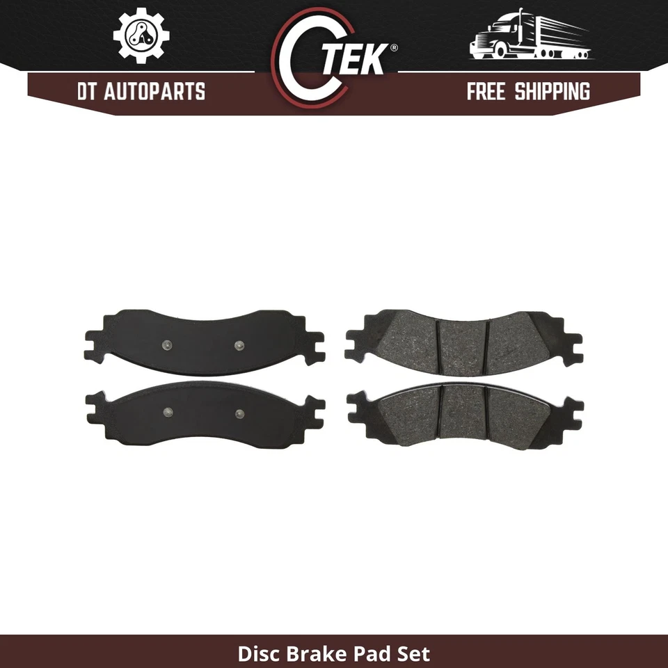 Para Mercury Mountaineer 2006-2010 | Pastillas de freno de disco delanteras centradas | Cerámica Foto 1 de 4