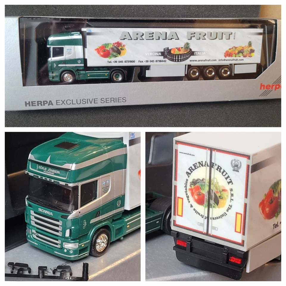 Scania R TL Börje Jönsson 50 years Anniversary Arena Fruit Verona Italia Kühlko. - Bild 1 von 4