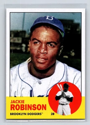 2022 Topps Archives - 1963 Topps Design Jackie Robinson #42 - Image 1 of 2