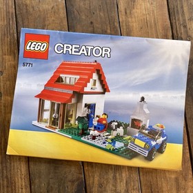 Lego Creator 5771 Hillside House Complete Instruction Manuals Books (3)