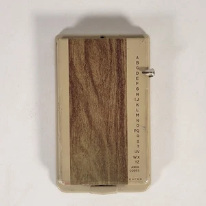 Vtg Bates Office Desk Address Flip Book Pencil List Rolodex Phone Numbers Names - Picture 1 of 6