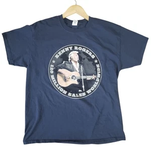 Kenny Rogers The Gamblers Last Deal Concert Tour T-Shirt Double Sided Cotton - Picture 1 of 5