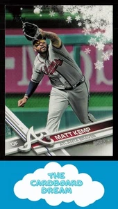 Matt Kemp 2017 Topps Holiday #HMW192 Atlanta Braves Baseball Card - Bild 1 von 2
