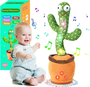 Dancing Talking Cactus Toy for Baby Toddler, Boys Girls Gifts Singing Mimicking - Picture 1 of 12