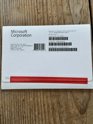 Windows Server 2022 Data Center zusätzliche 4 Core Lizenz inkl. MwSt Rechnung - Bild 1 von 3