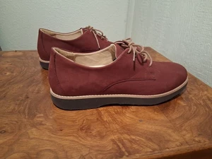 Zapatos informales para mujer Samual Hubbard W1101 247. Talla 8,5. Borgoña. - Imagen 1 de 11