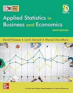 New: APPLIED STATISTICS IN BUSINESS by Lori . Seward 6th INTL ED - Picture 1 of 3