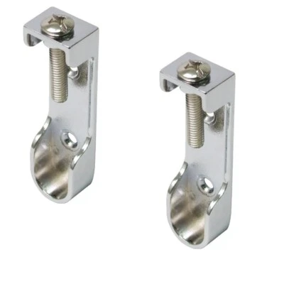 HAFELE 2 pz supporto estremità rotaia ovale con bullone testa piatta - cromo lucido 803.32.260