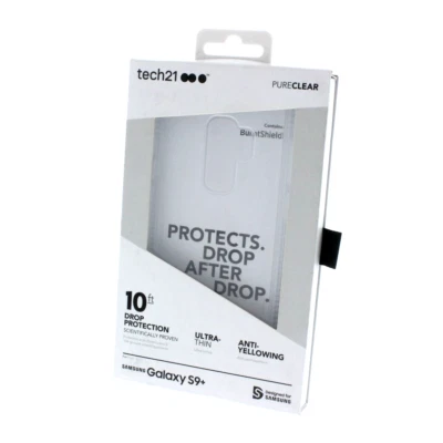 Funda Tech21 Pure Clear para Galaxy S9 Plus Transparente Foto 1 de 3